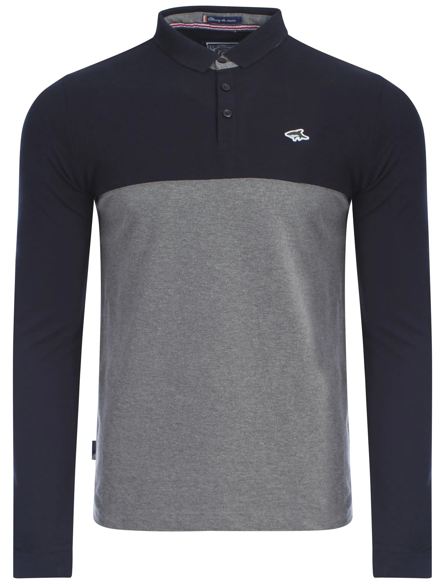 Le Shark Benhill polo shirt in grey