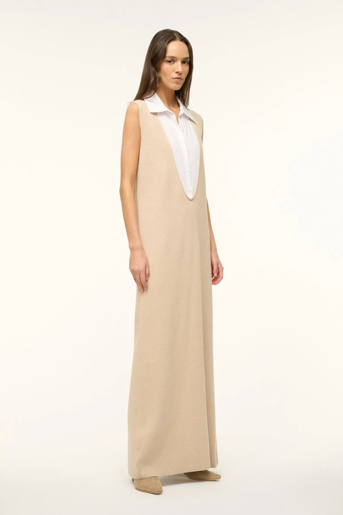 LESLIE DRESS | CAMEL WHITE
