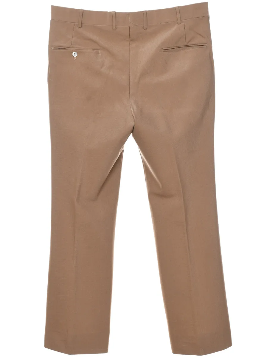 Light Brown Vintage Trousers - W35 L29