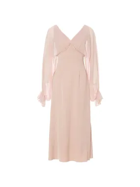 Light sheer long dress