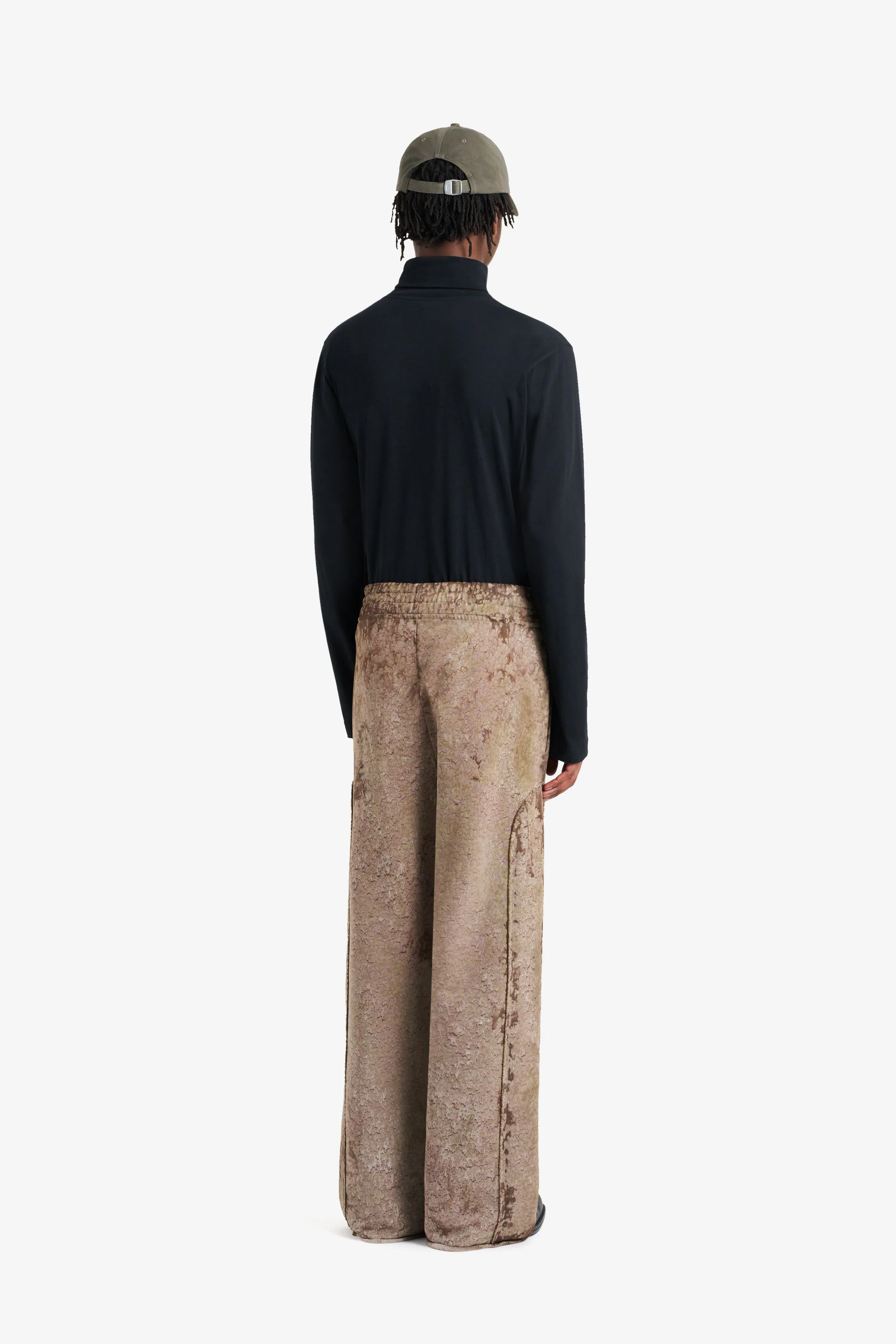 LOOSE SWEAT PANT BROWN