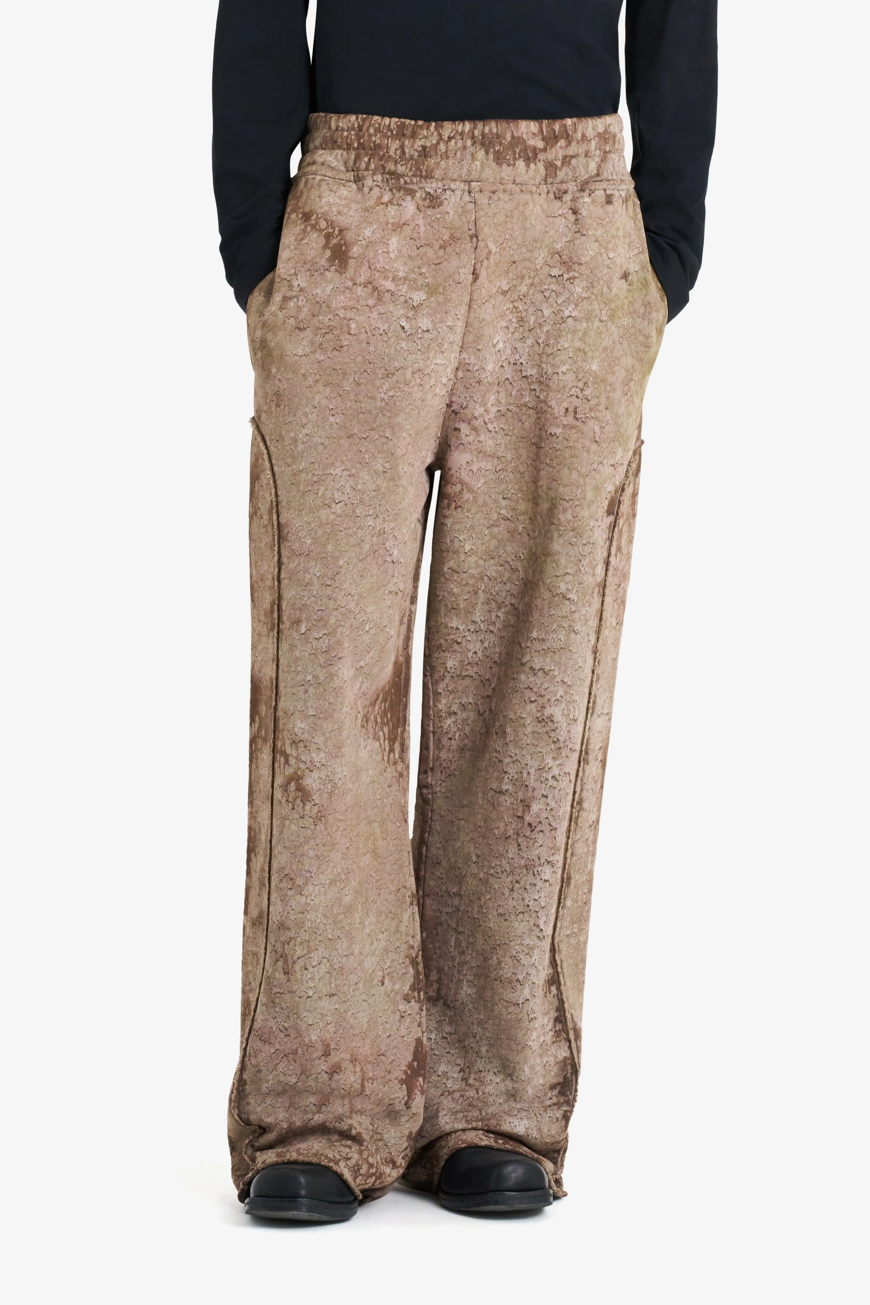 LOOSE SWEAT PANT BROWN