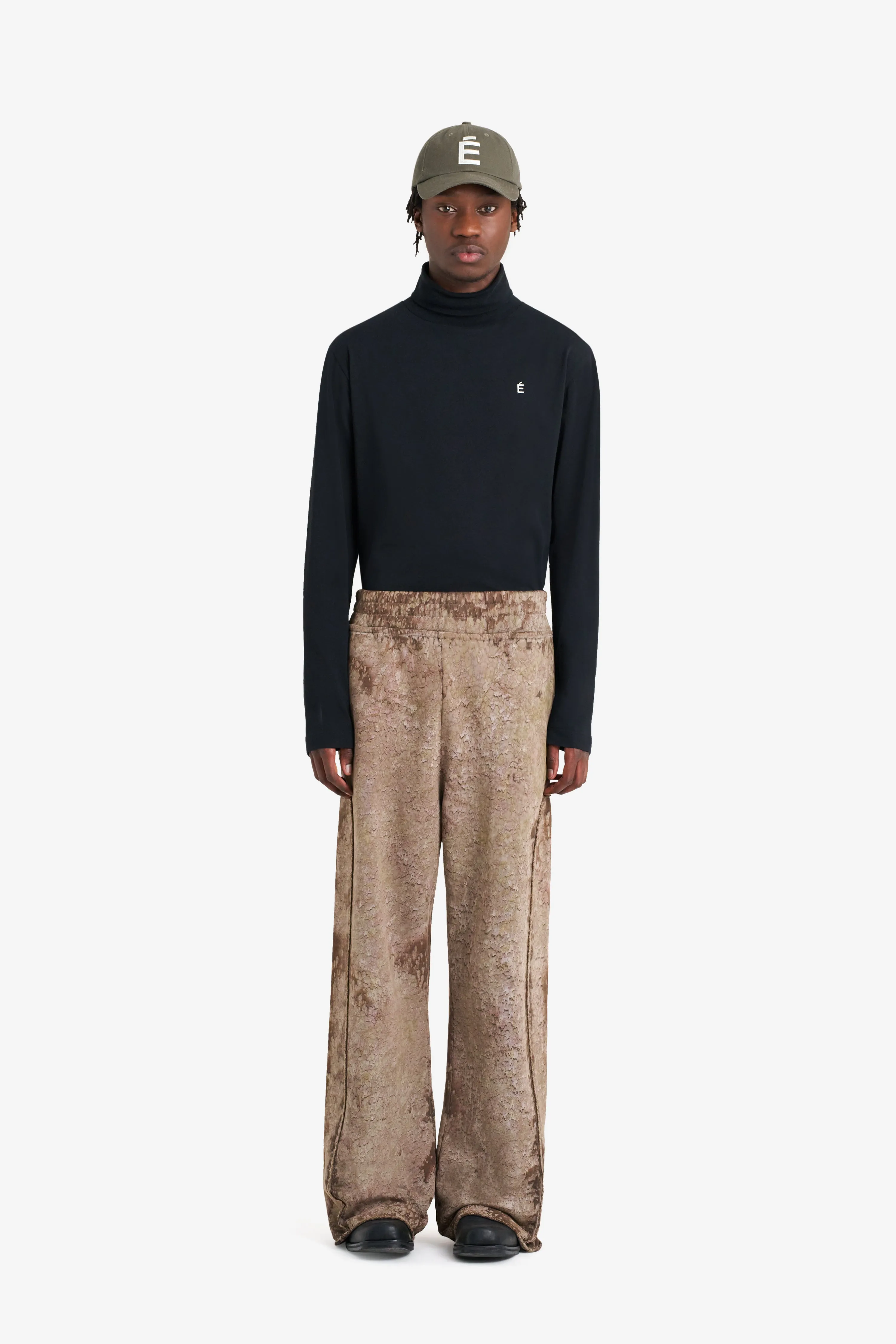 LOOSE SWEAT PANT BROWN