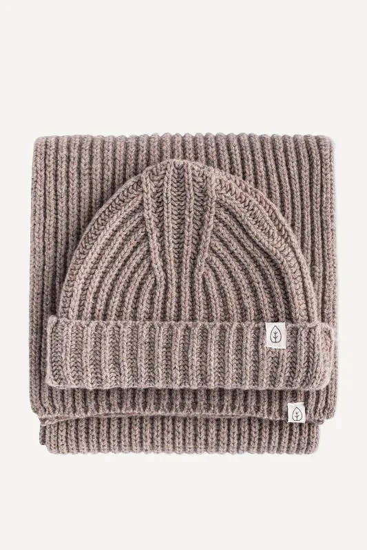 Maia Camel Recycled Wool Beanie