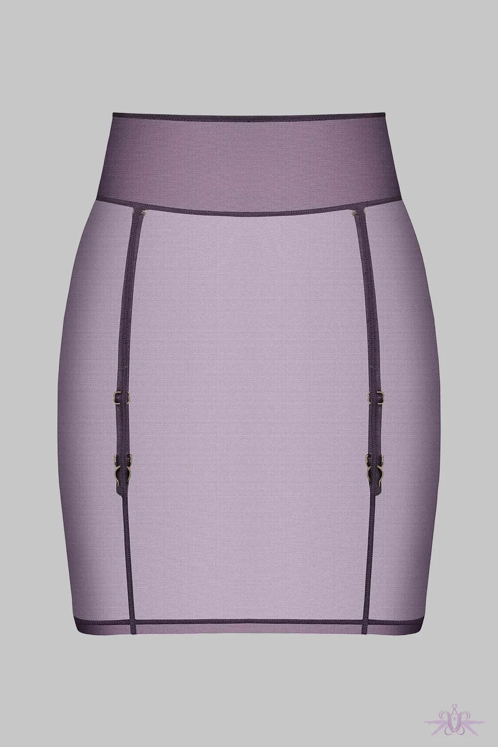 Maison Close L'Amoureuse Violet Orchid Suspender Skirt