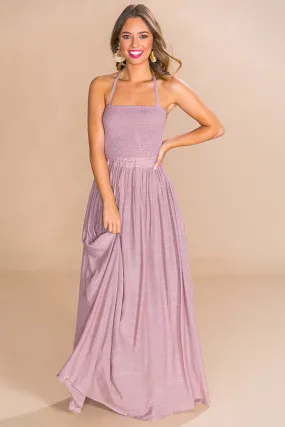 Making Headlines Maxi Dress in Blush