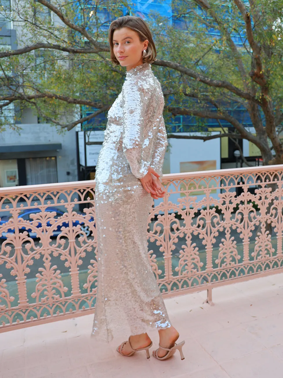 Manning Cartell Clear Statement Skirt in Stone