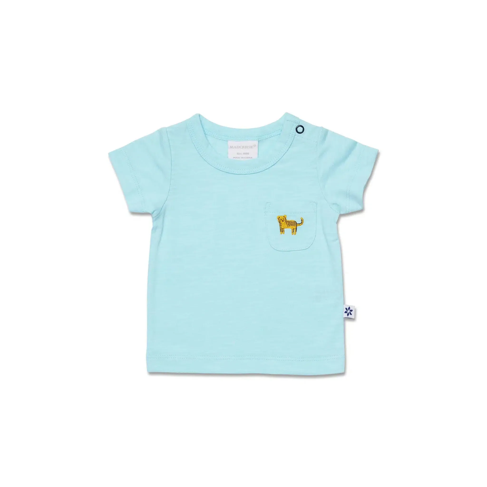 MARQUISE - Tiger Tribe Blue Top and Pants Set