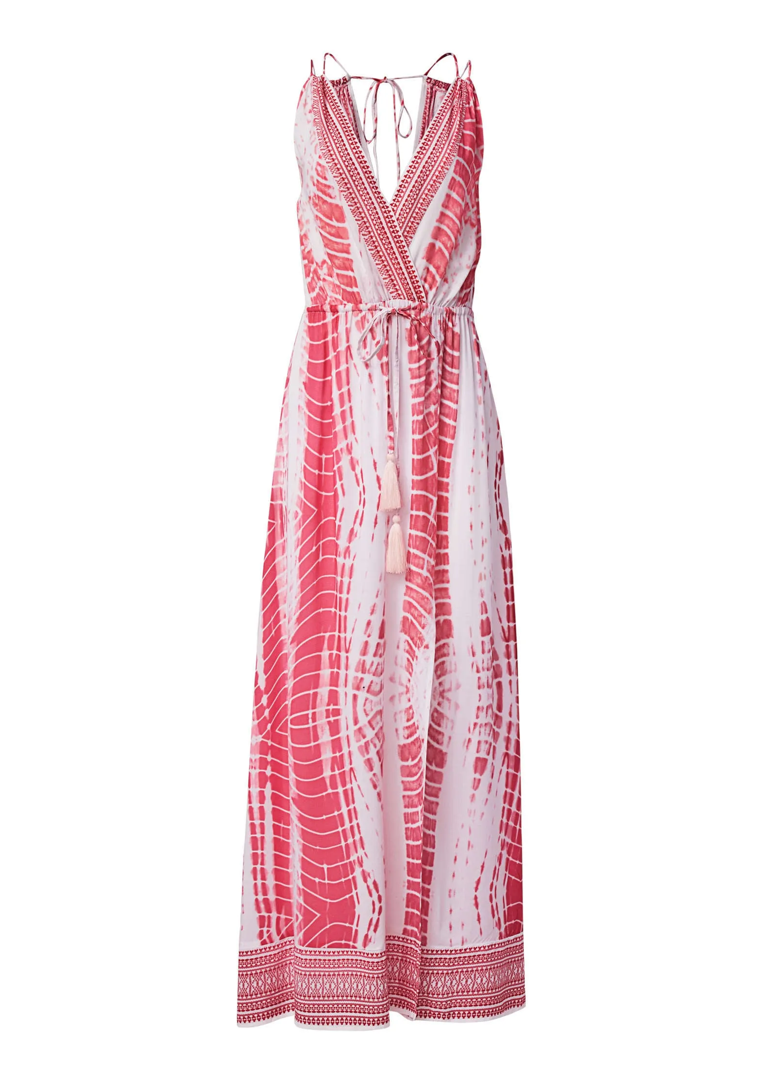 Maxi Cover-Up Dress - Pink Tie Dye