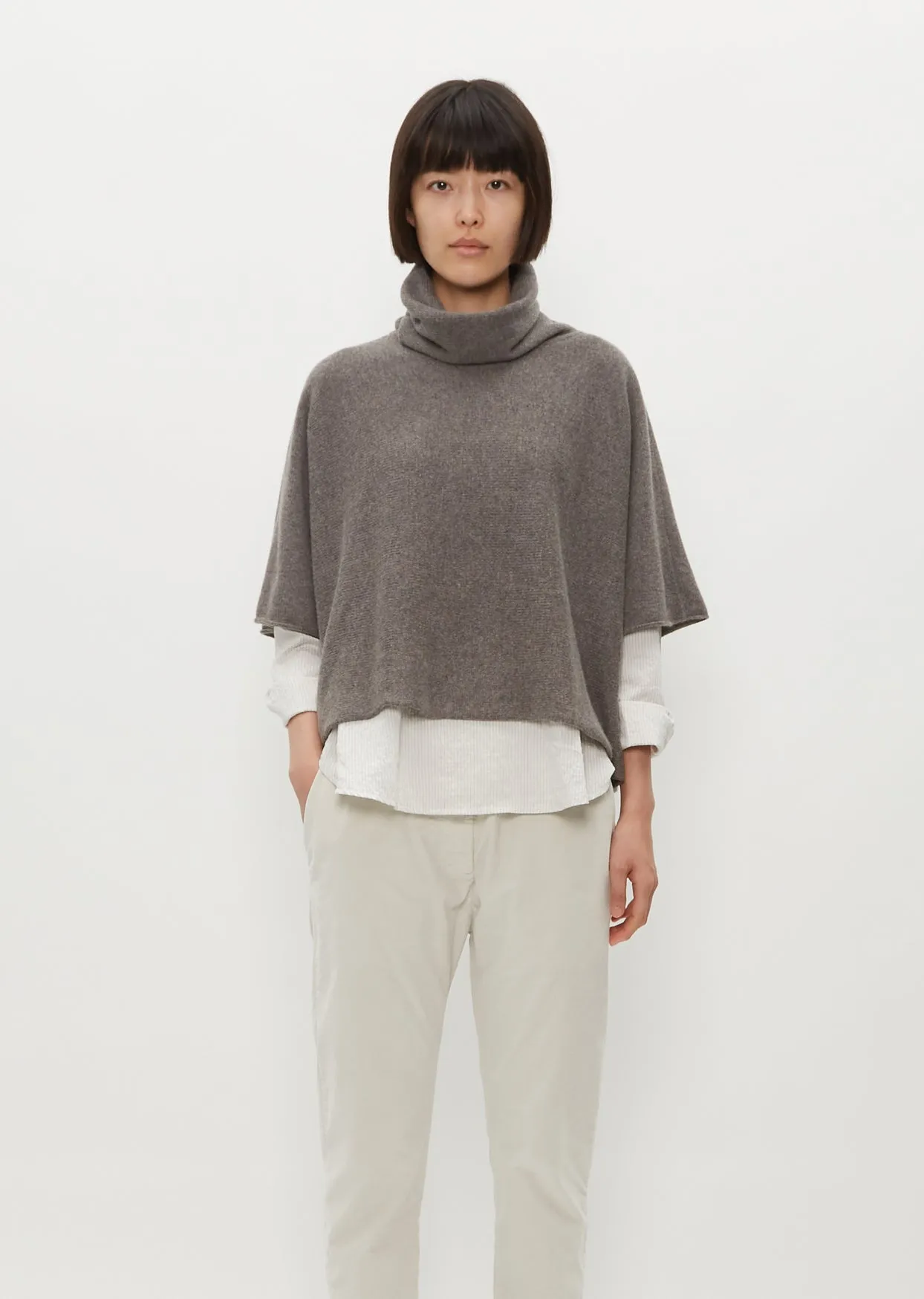 Maxi Dolcevita Top WS — Grey