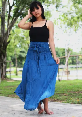 Maxi Dress for Women Hippie Rayon Long Skirt Bohemian Dresses