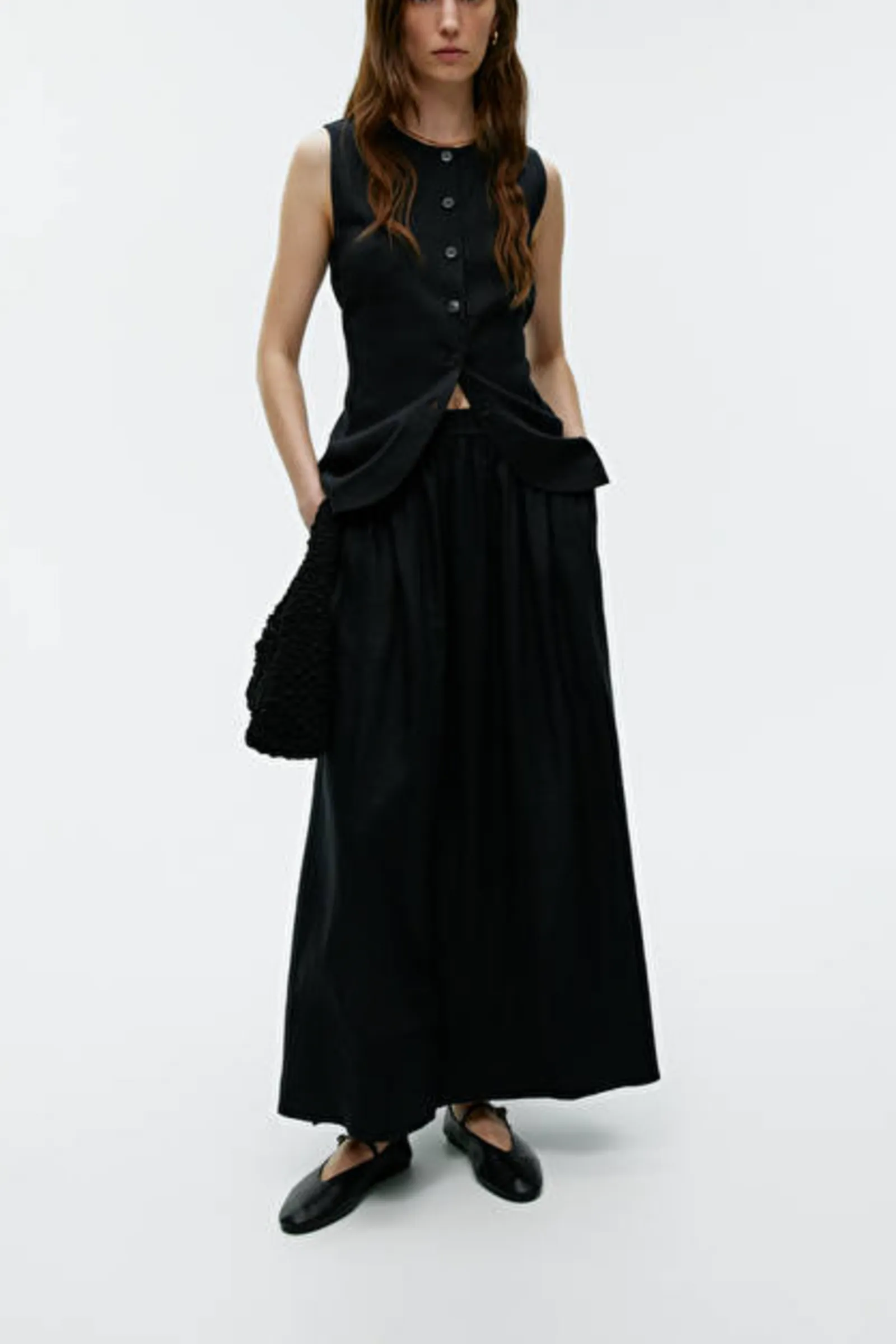 Maxi Linen Skirt