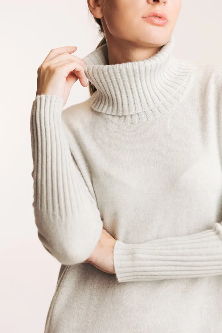 Maxi pull in puro cashmere