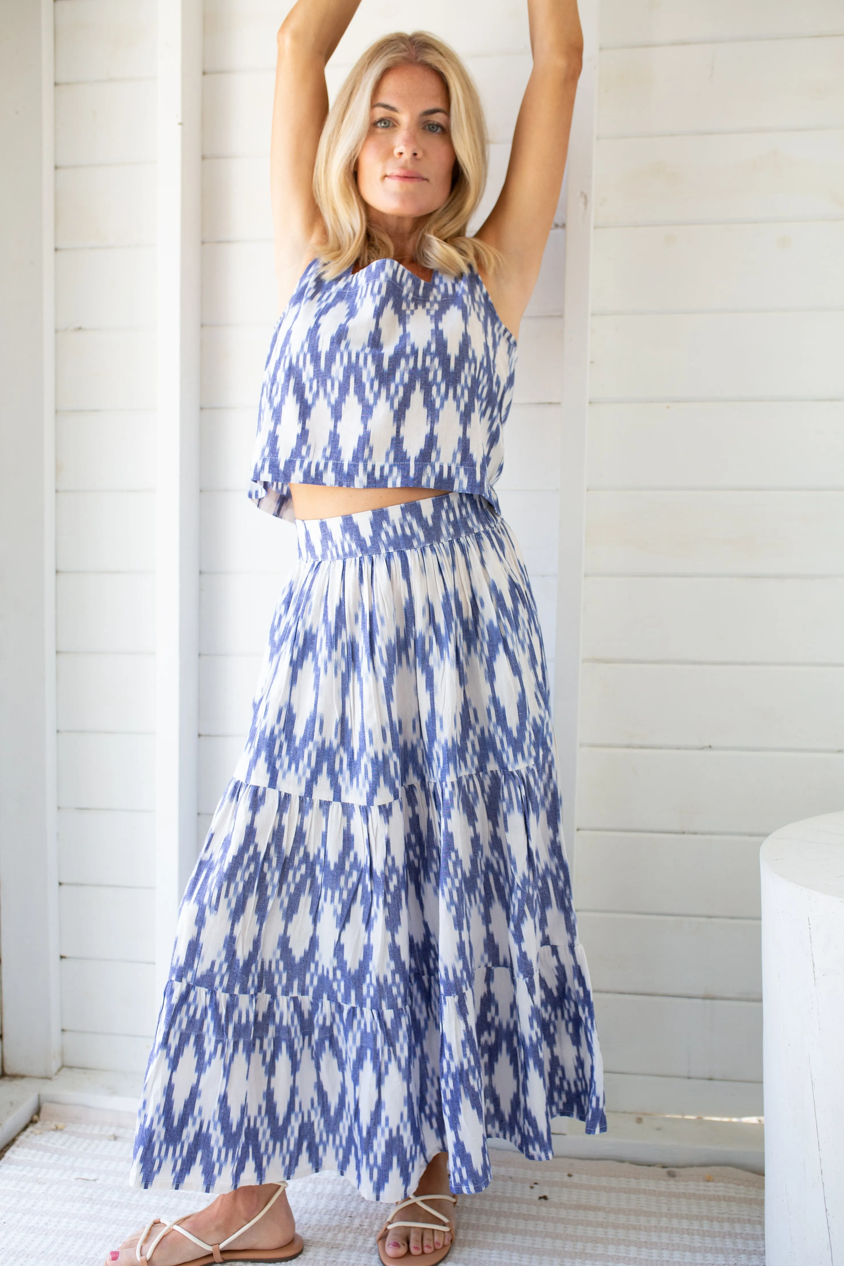 Maxi Skirt- Ikat