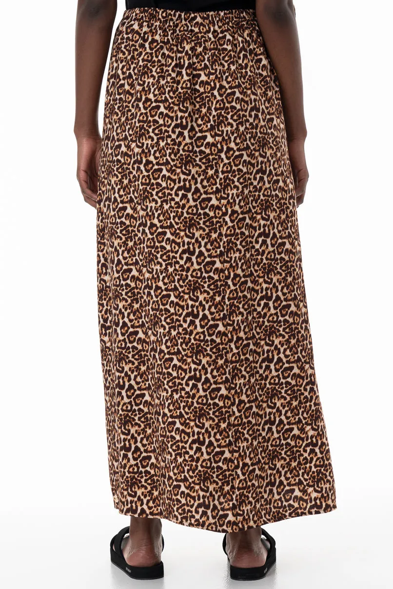 Maxi Slip Skirt _ 153838 _ Stone