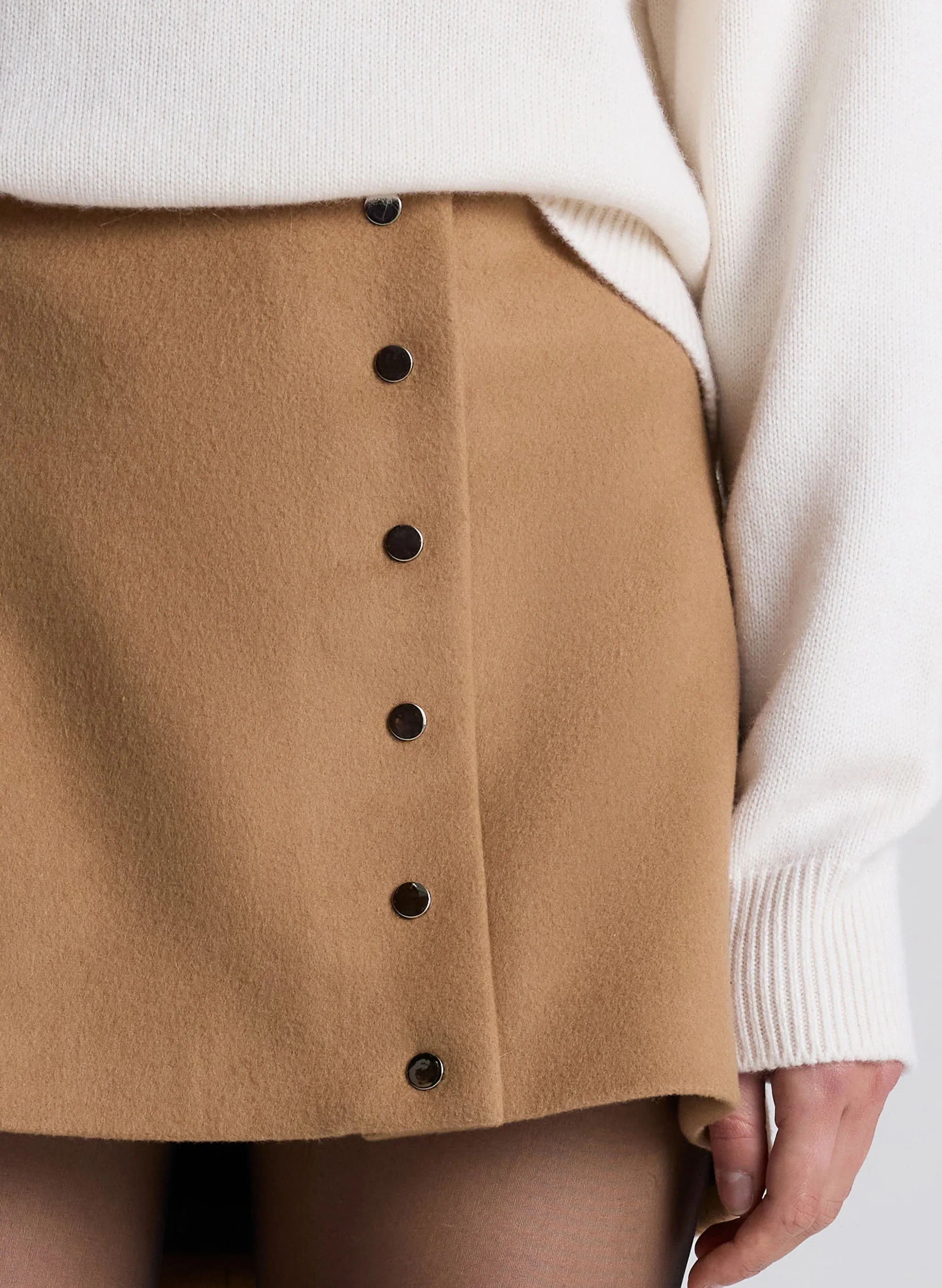 May Wool Cashmere Mini Skirt