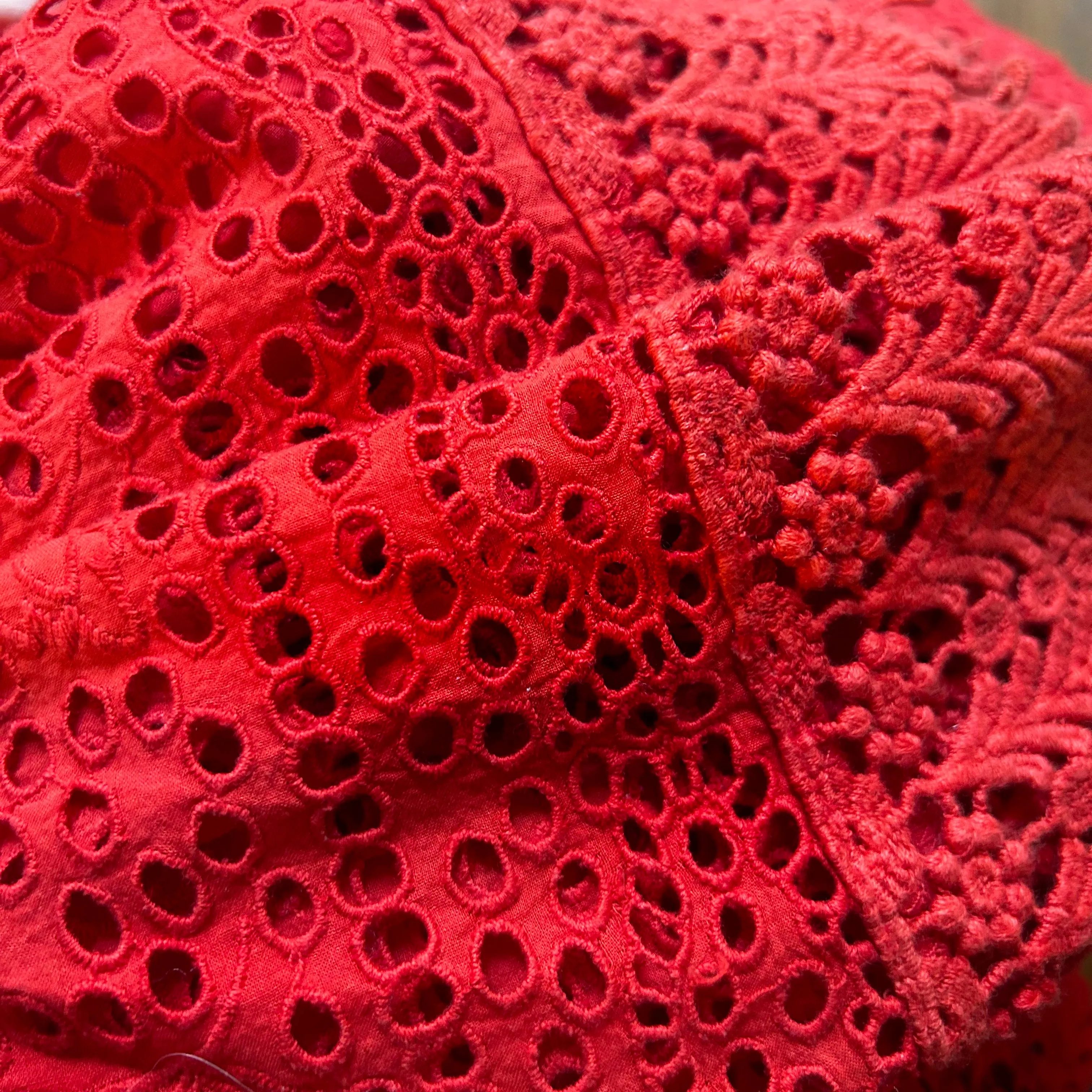 Melissa Odabash Alessia Scarlet Broderie Anglaise Coord XS