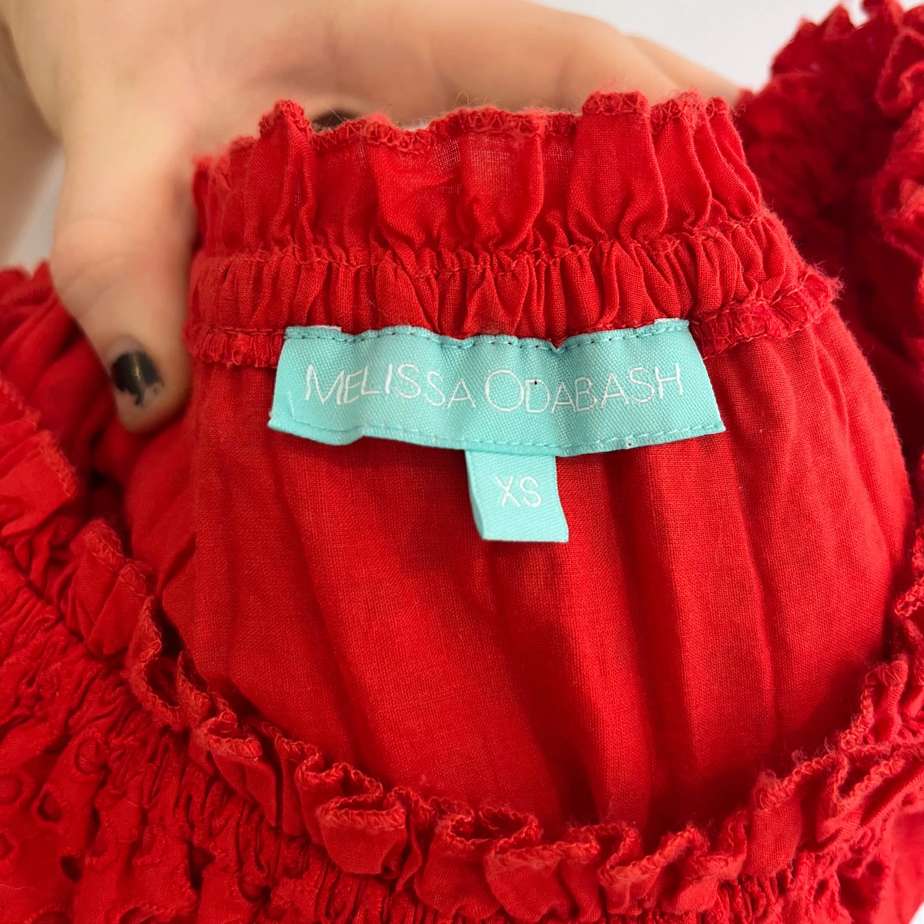 Melissa Odabash Alessia Scarlet Broderie Anglaise Coord XS