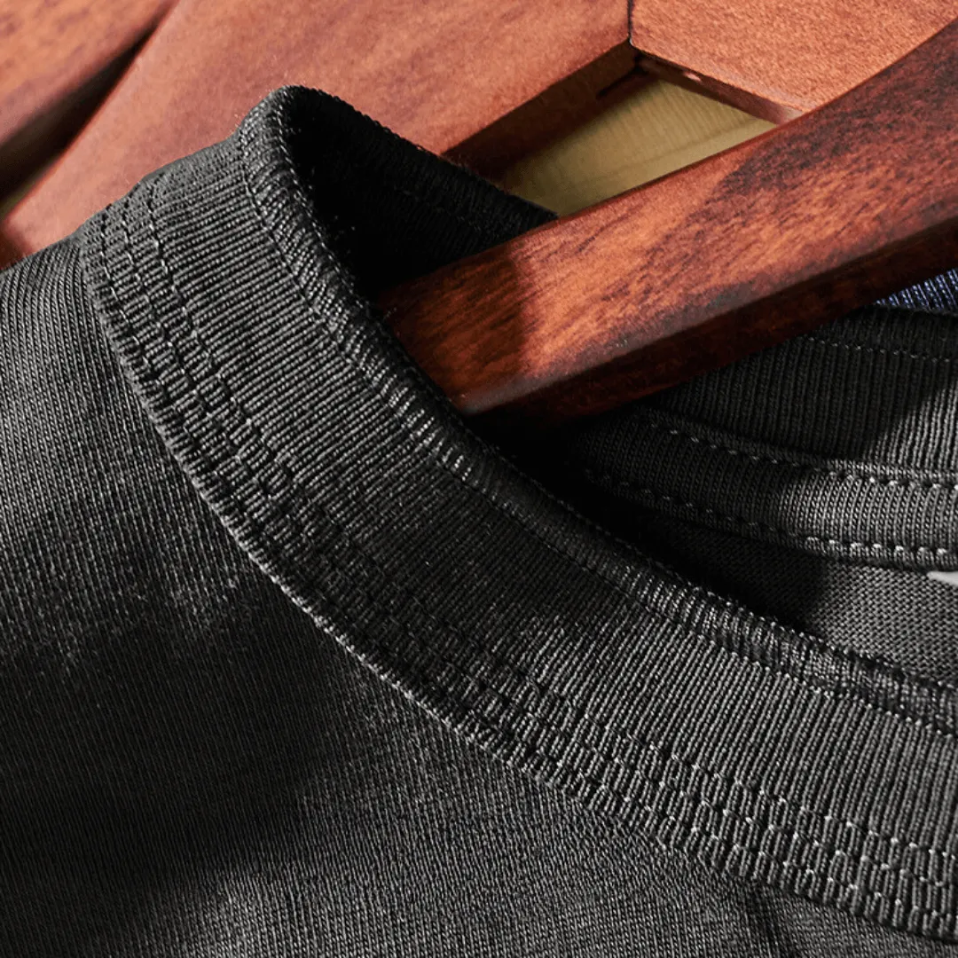 Men's Cotton Henley T-Shirt