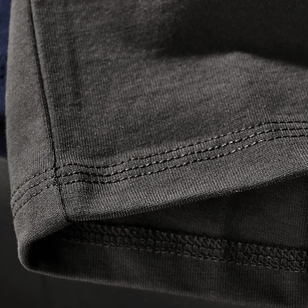 Men's Cotton Henley T-Shirt