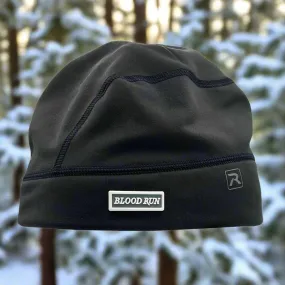 MEN'S POWER STRETCH BLACK FISHING BEANIE
