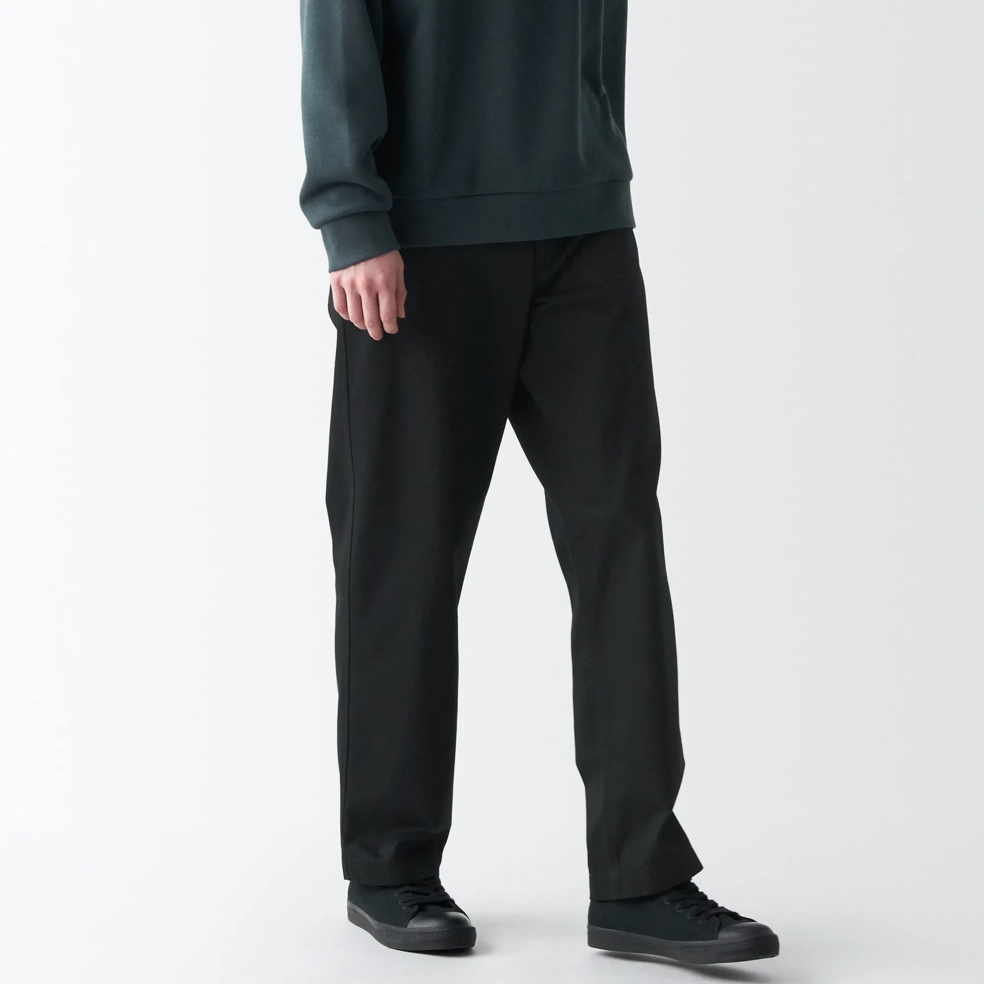 Men's Slub Yarn Chino Regular Pants (L 30inch / 76cm)