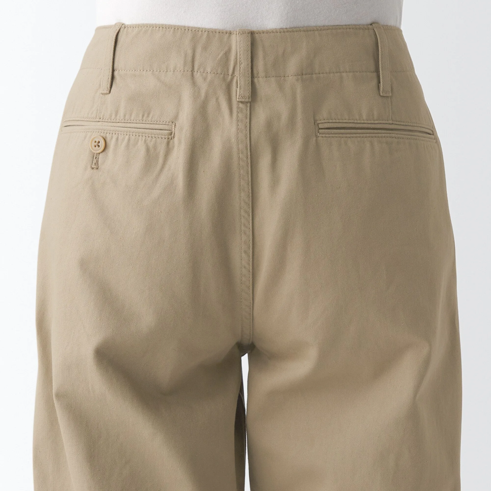 Men's Slub Yarn Chino Regular Pants (L 30inch / 76cm)