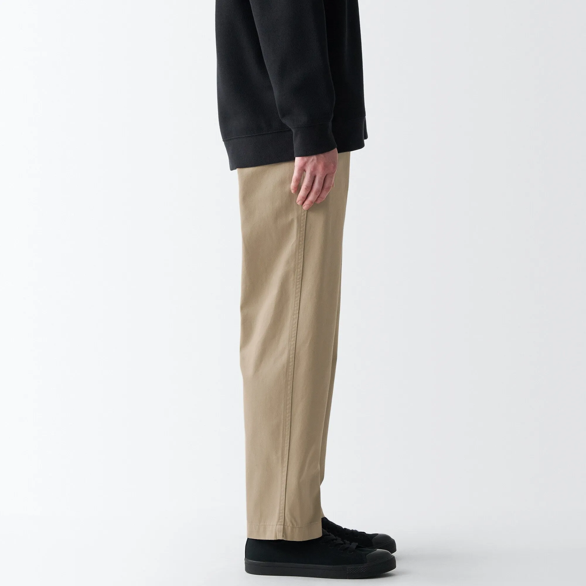 Men's Slub Yarn Chino Regular Pants (L 30inch / 76cm)