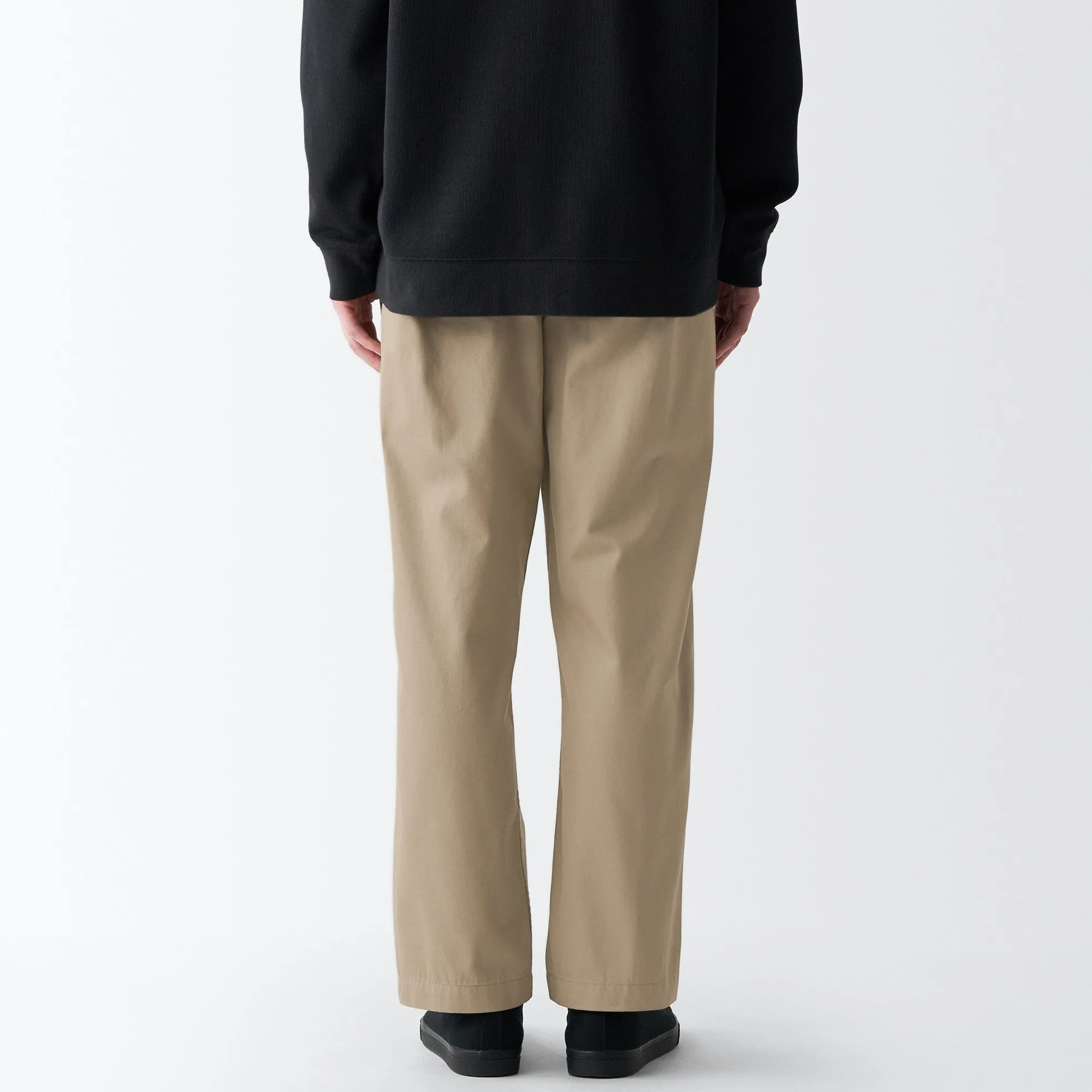 Men's Slub Yarn Chino Regular Pants (L 30inch / 76cm)