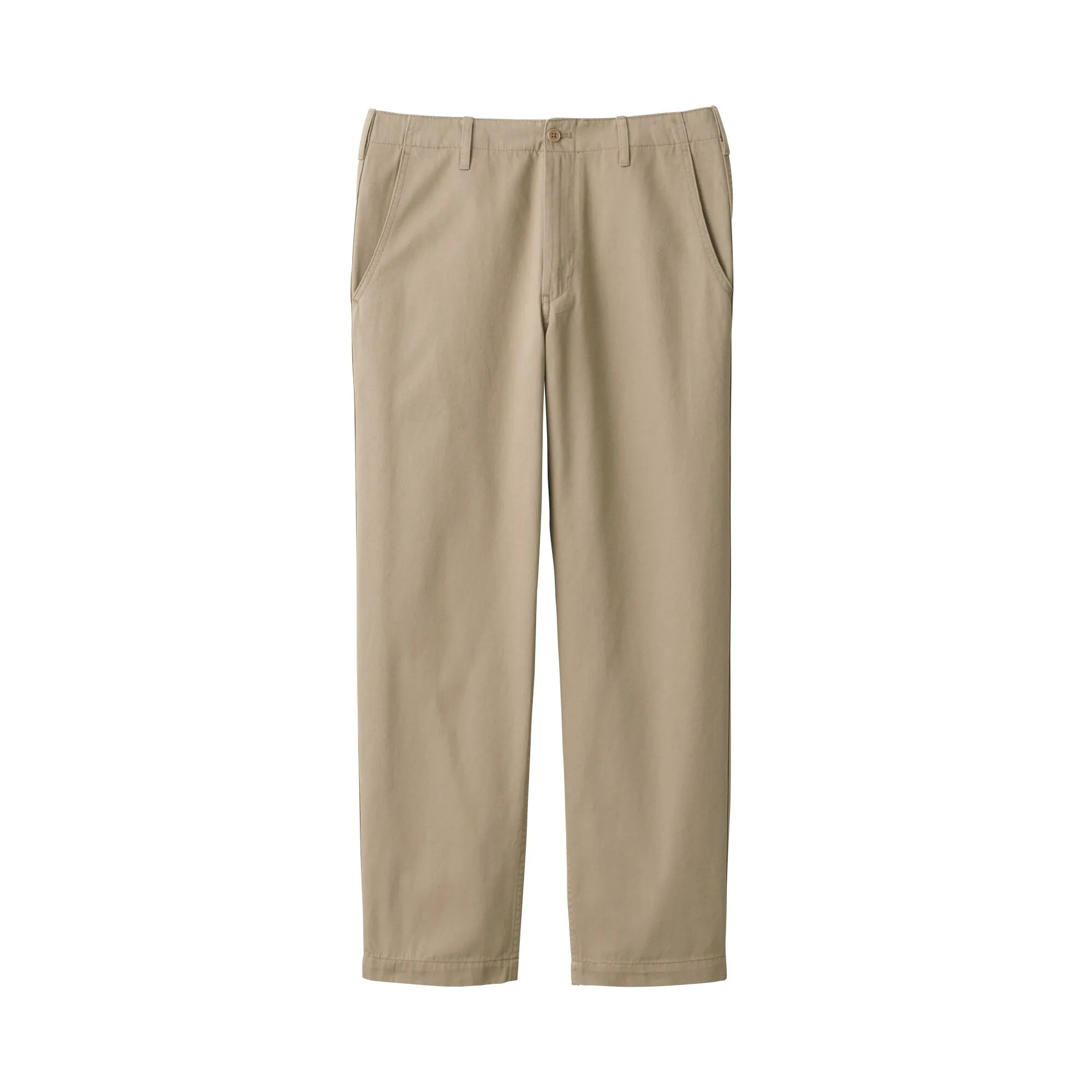 Men's Slub Yarn Chino Regular Pants (L 30inch / 76cm)