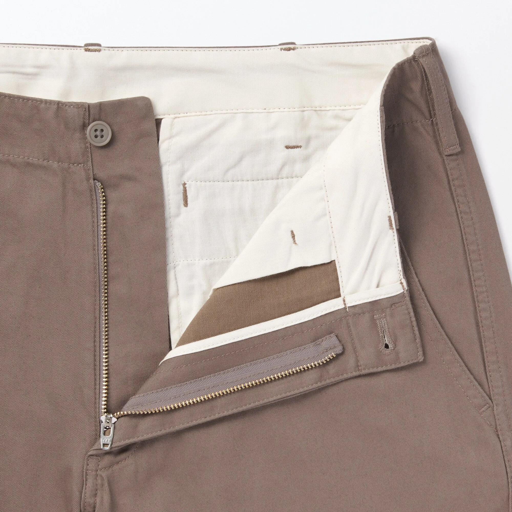 Men's Slub Yarn Chino Regular Pants (L 30inch / 76cm)