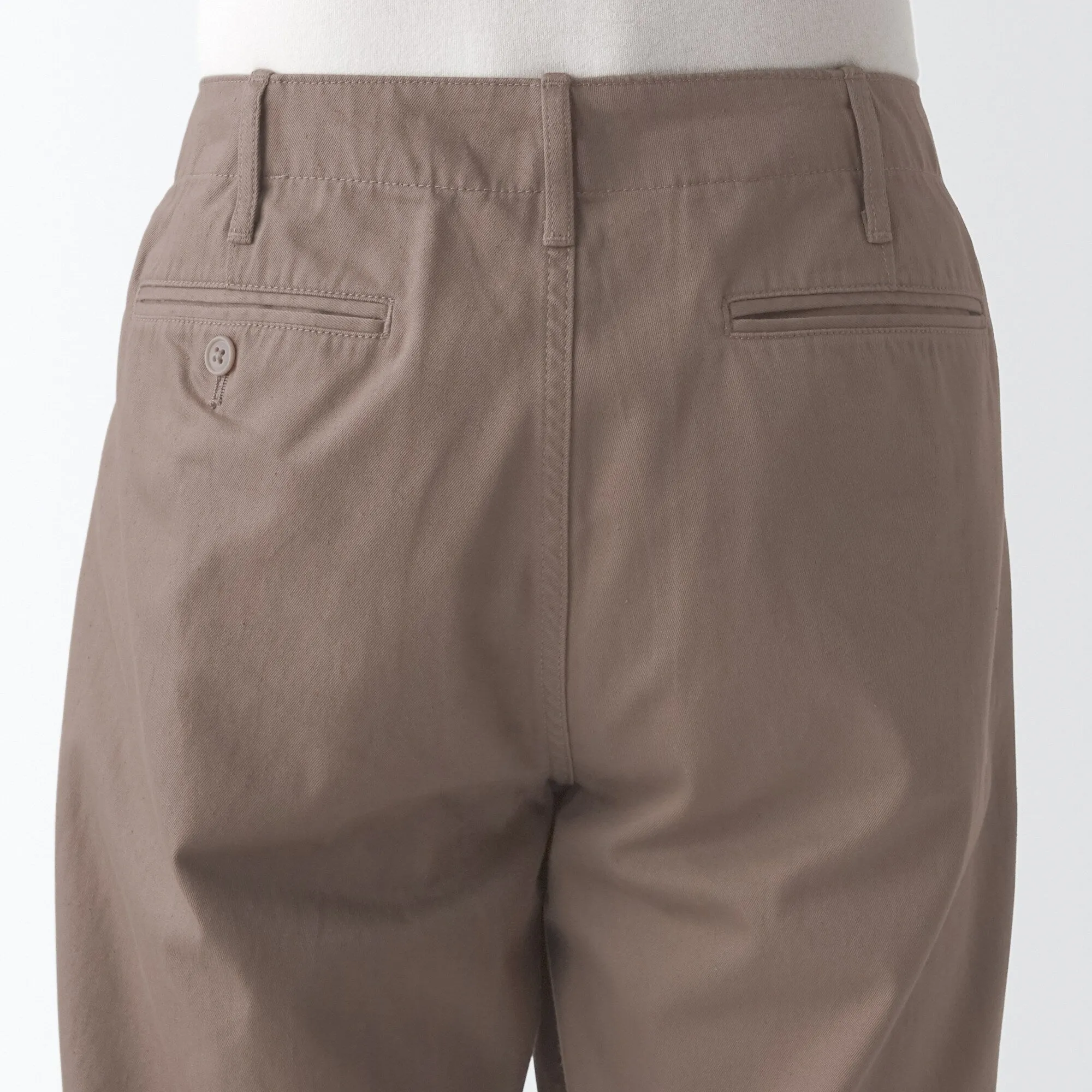Men's Slub Yarn Chino Regular Pants (L 30inch / 76cm)