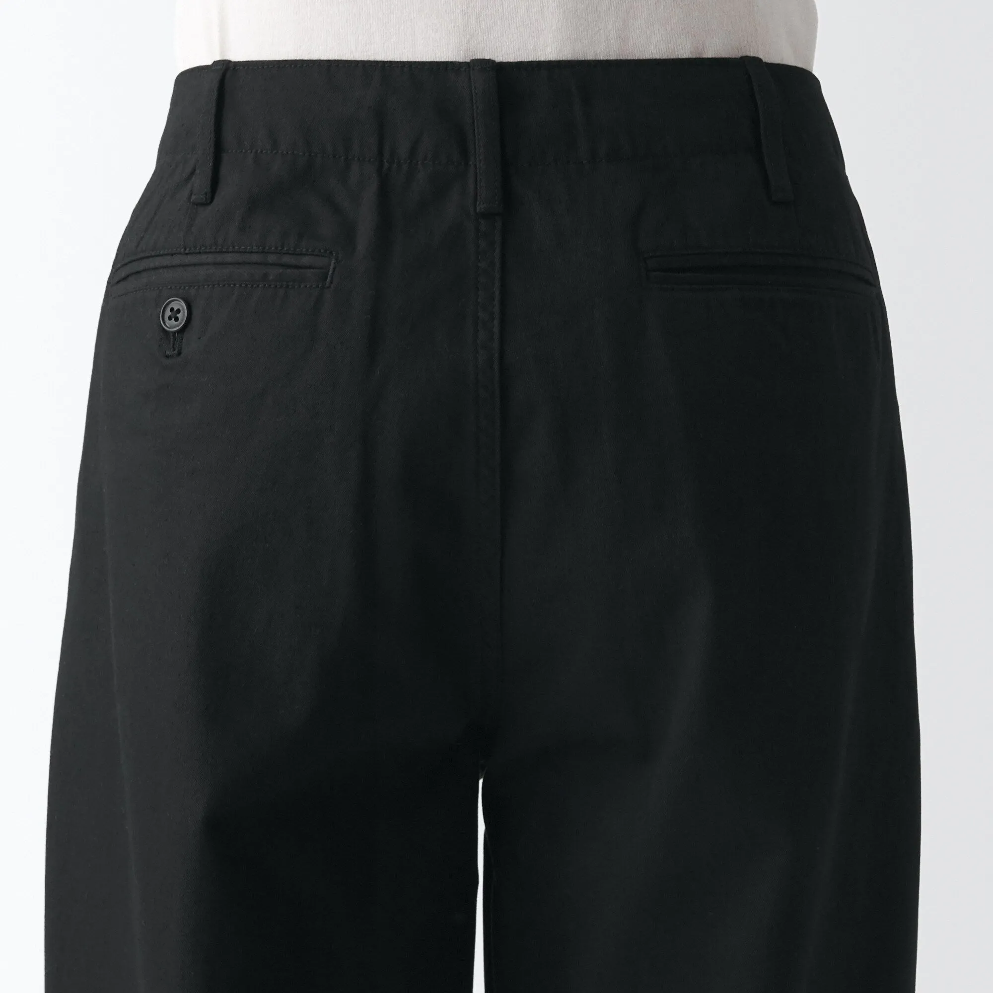 Men's Slub Yarn Chino Regular Pants (L 30inch / 76cm)