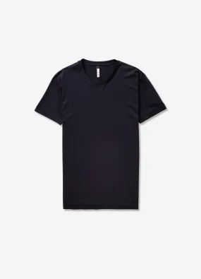 Mercerised Crew Neck T-Shirt Ink