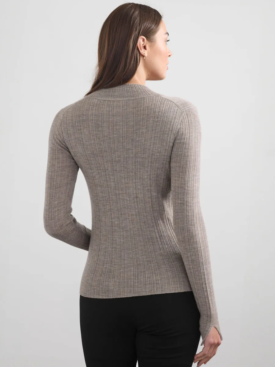 MERINO MULTI BUTTON CARDIGAN