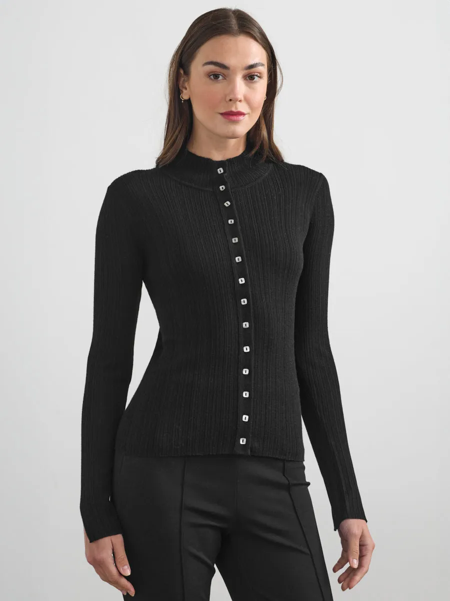 MERINO MULTI BUTTON CARDIGAN