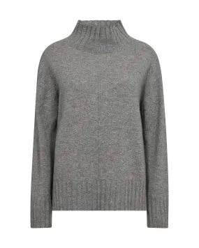 MMAima Cashmere Highneck Knit Sharkskin