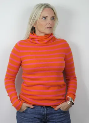 Mulben Cowl Cashmere Orange/Tulip