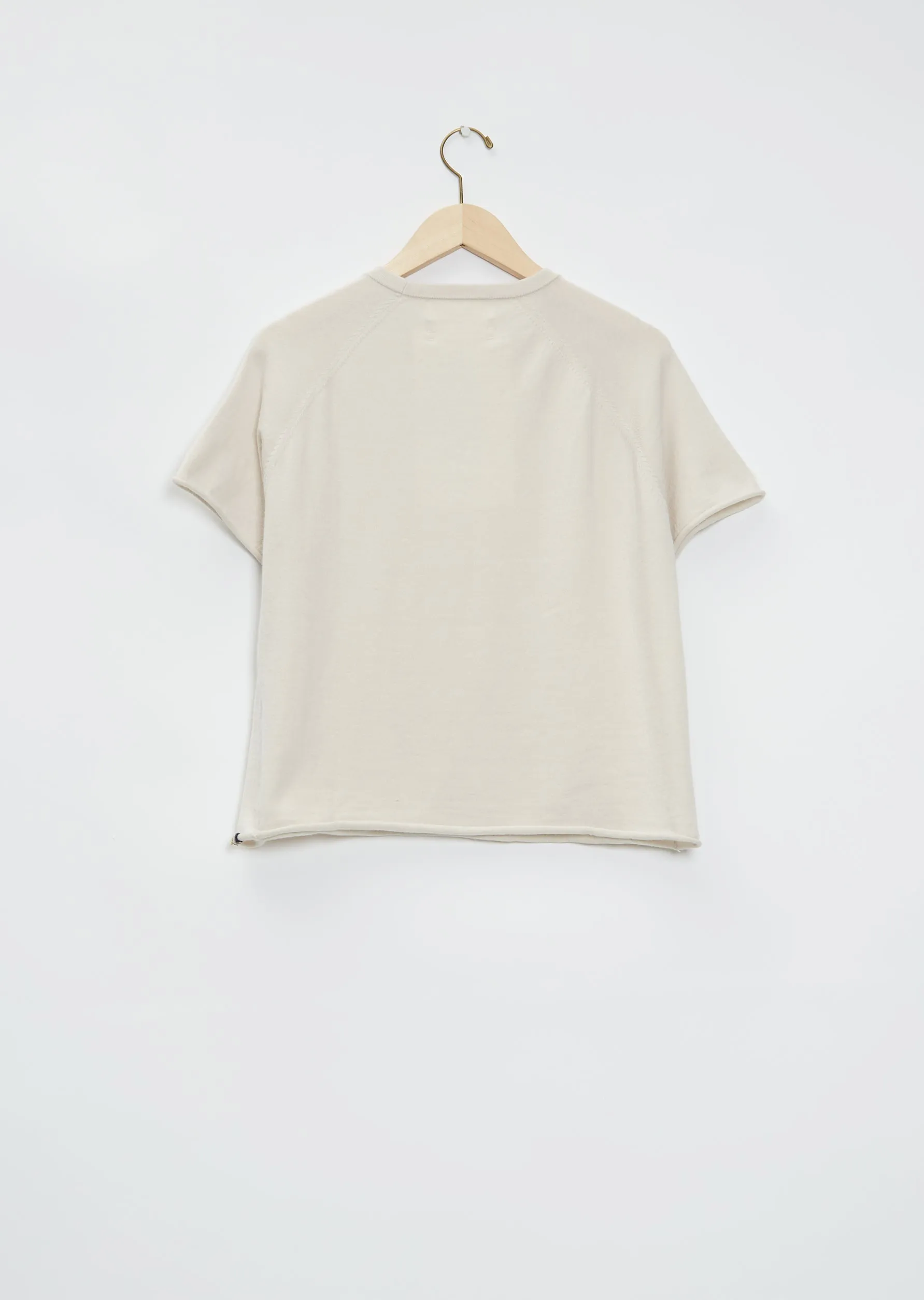 n°177 Todd Cashmere Top — Chalk