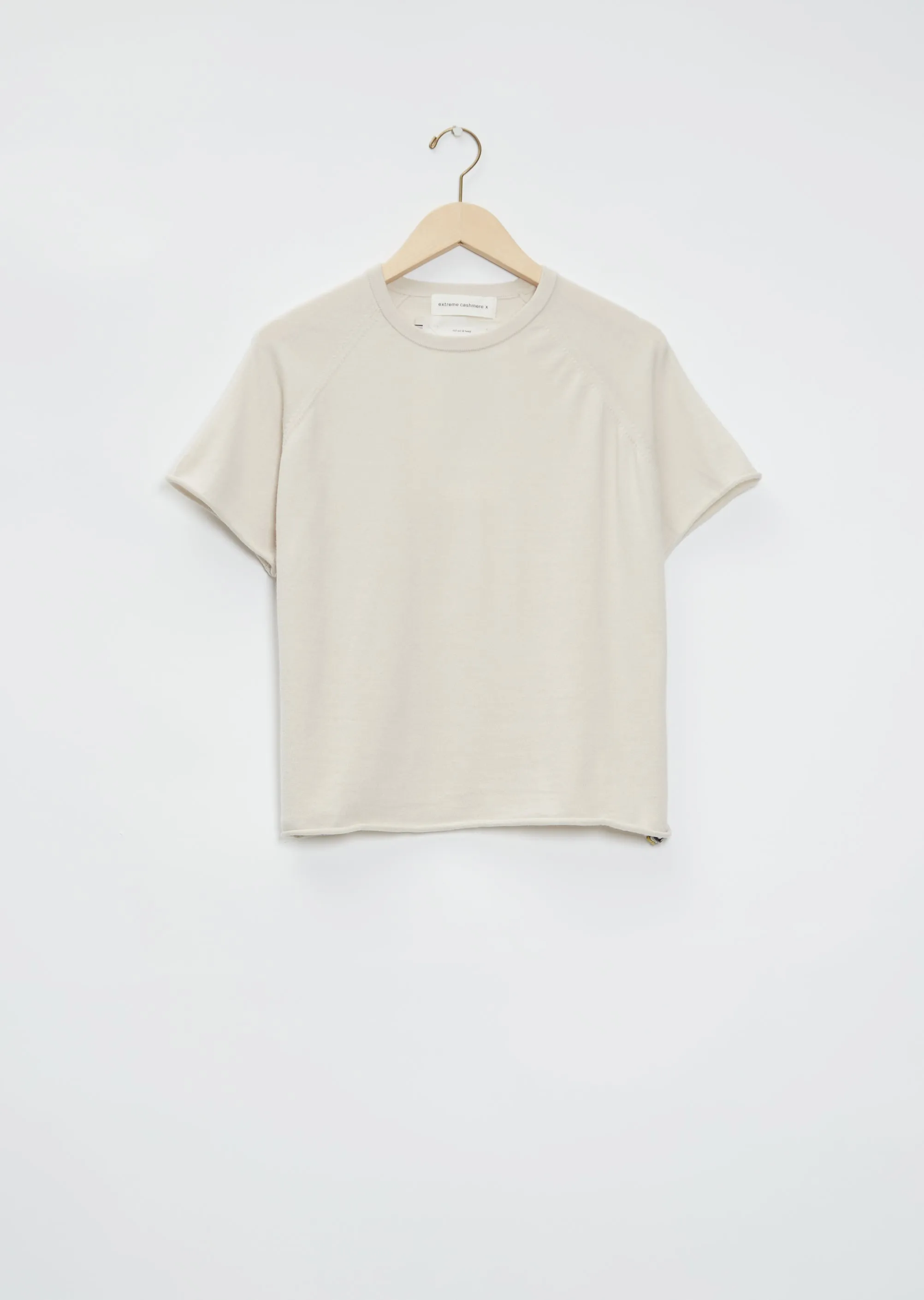n°177 Todd Cashmere Top — Chalk