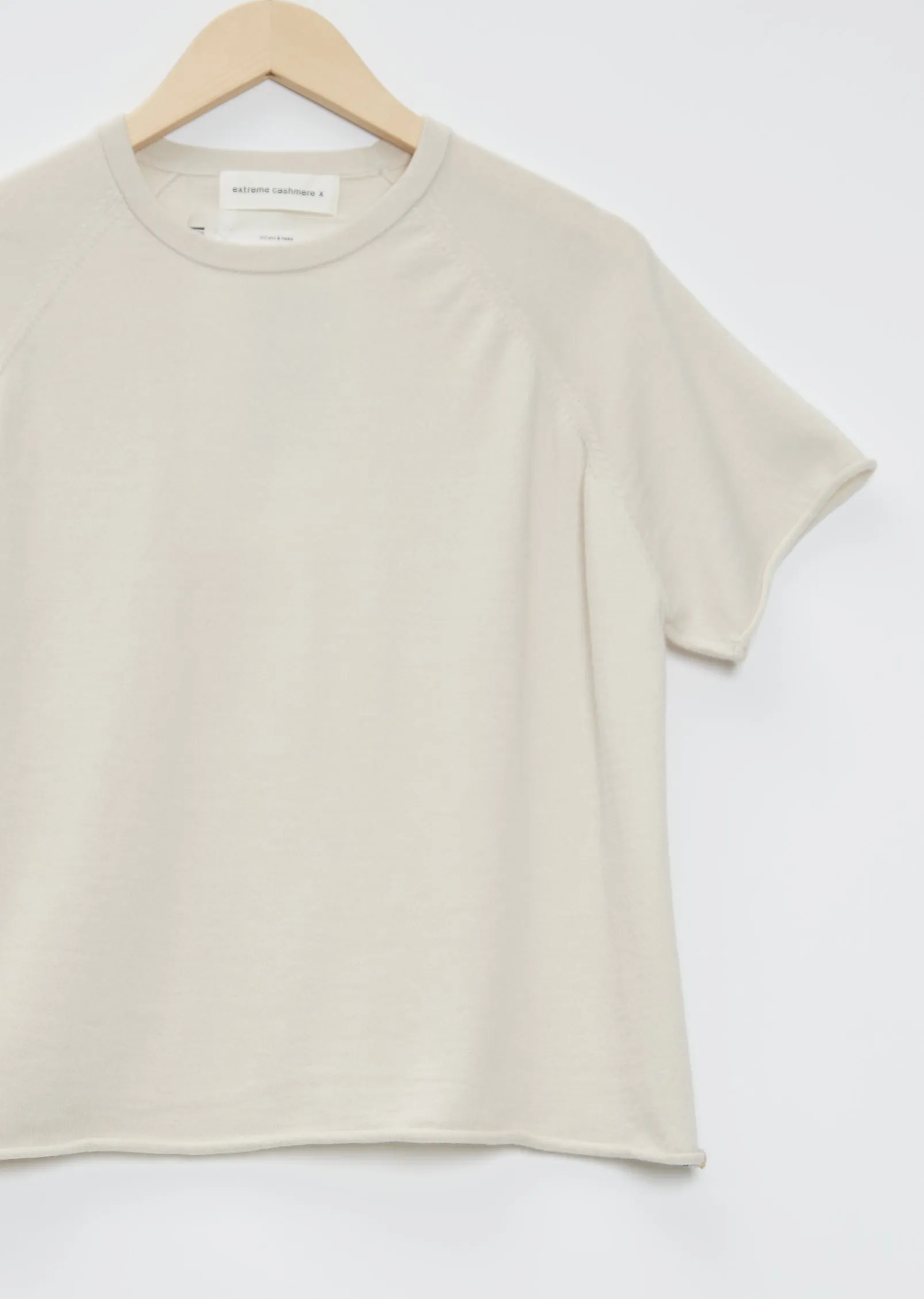 n°177 Todd Cashmere Top — Chalk