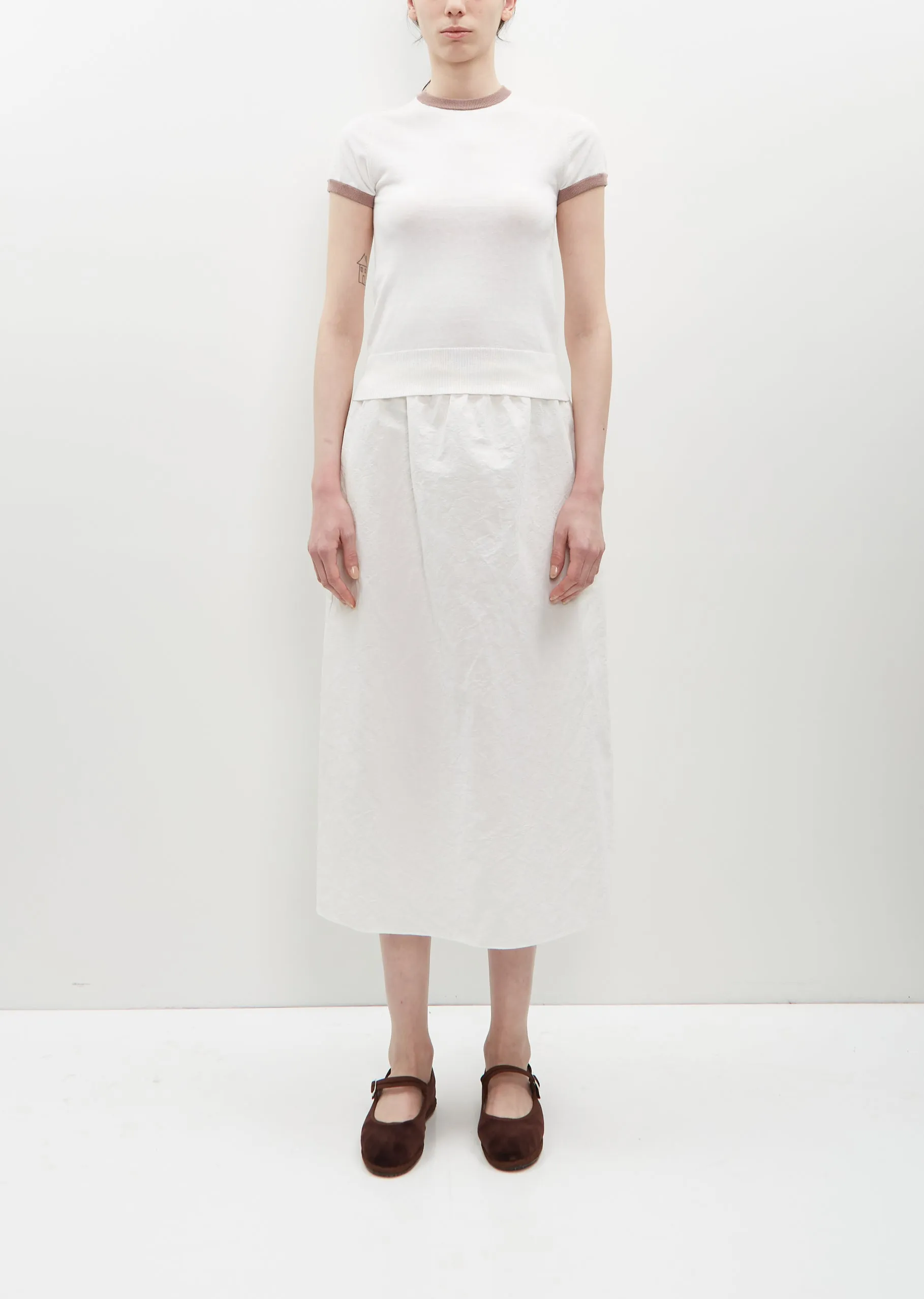 n°339 Chloe Top — White/Mauve