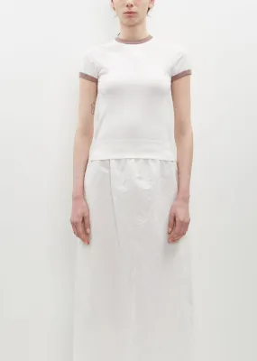 n°339 Chloe Top — White/Mauve