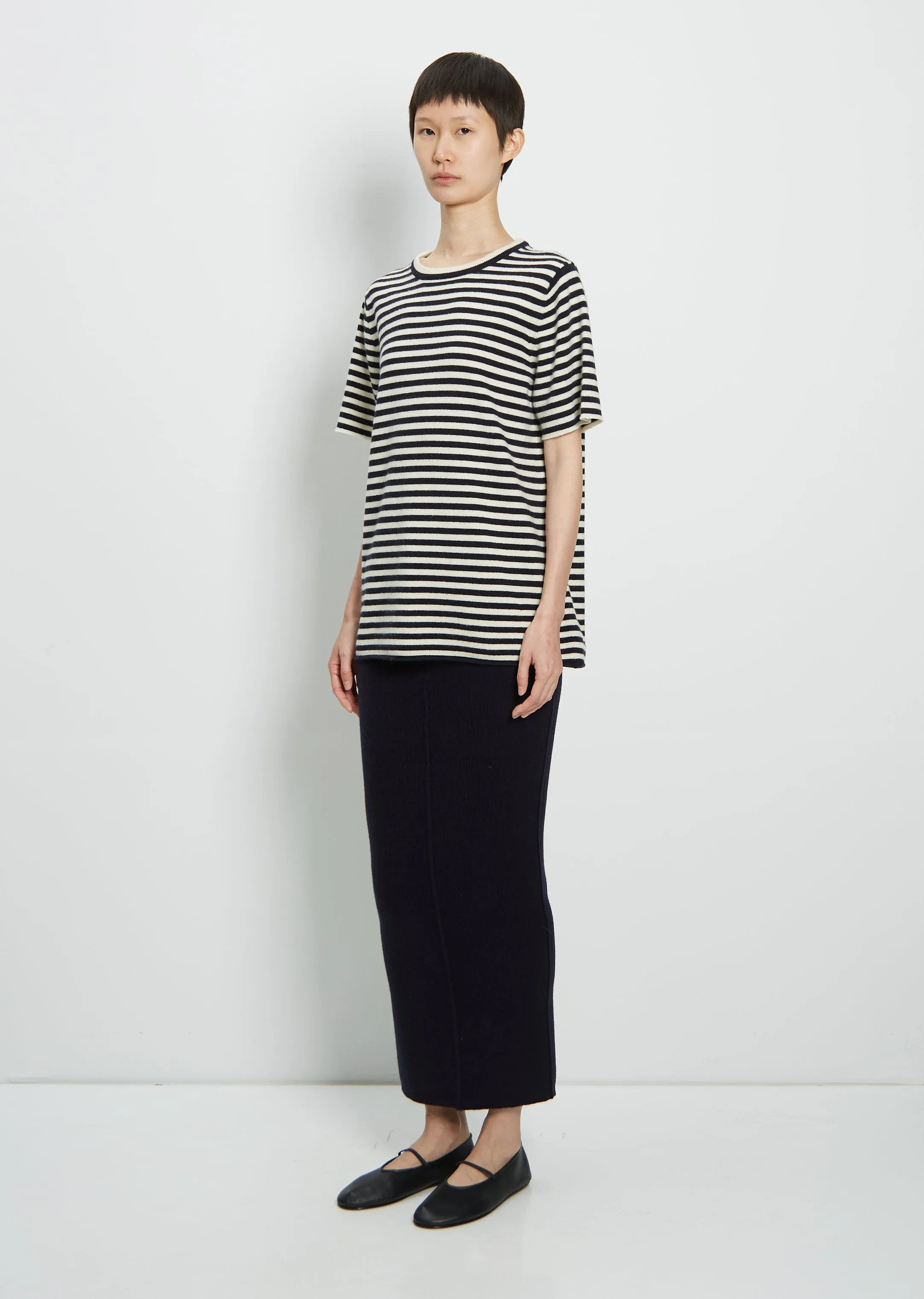 n°64 Cashmere T Shirt — Breton