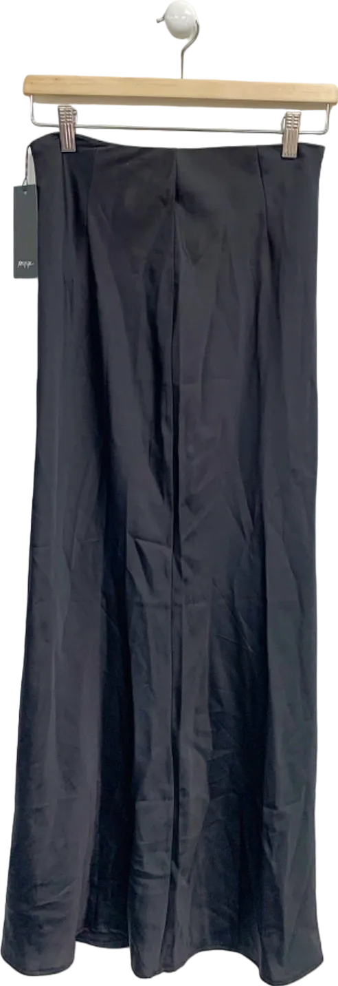 Nasty Gal Black Maxi Skirt UK 6