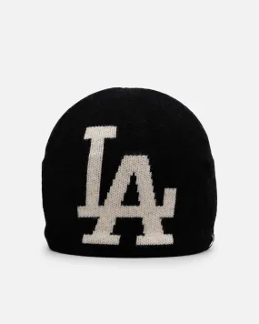 New Era Los Angeles Dodgers Mega Logo Beanie Black