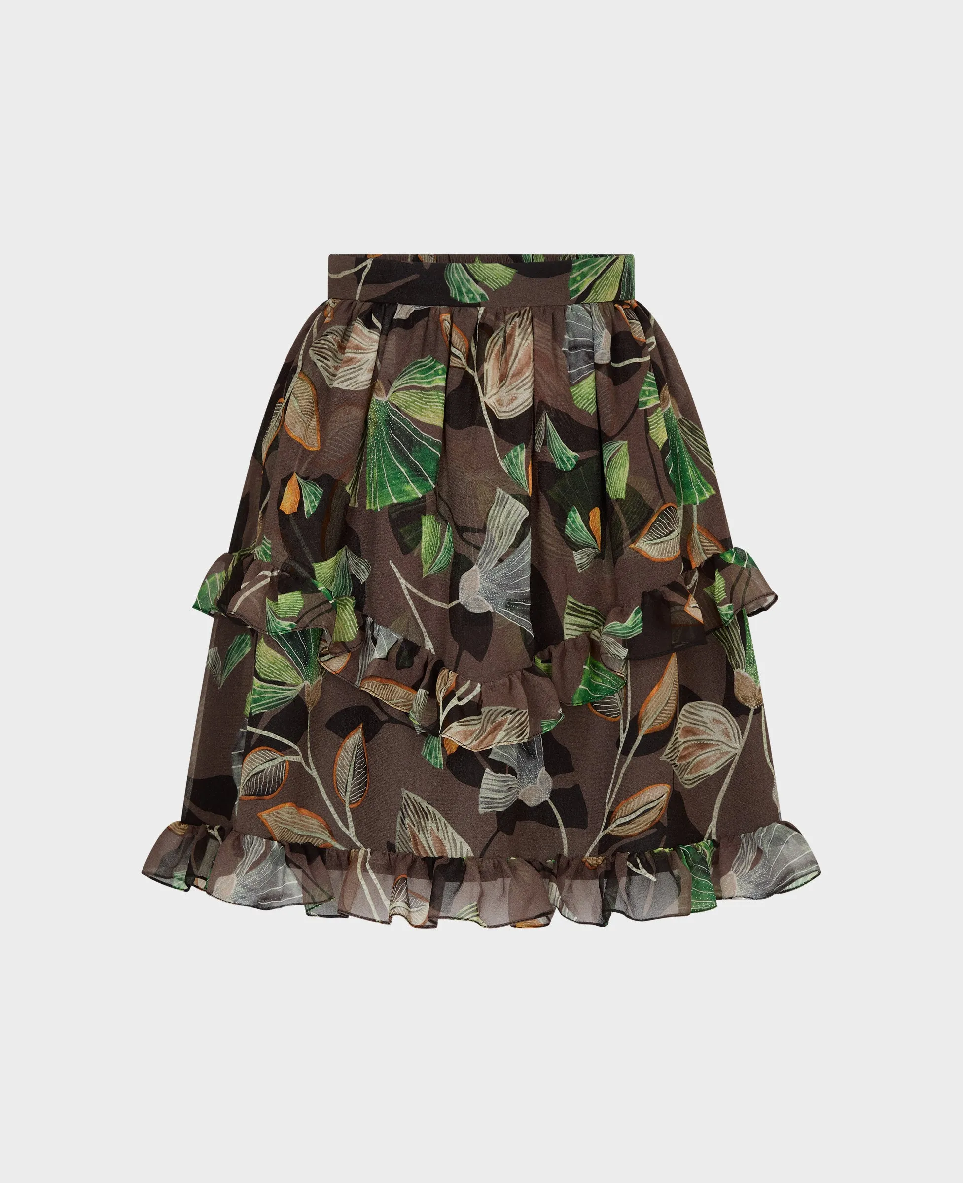 Nina Sheer Ruffle Skirt