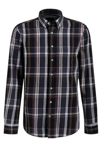 Olive Check Long Sleeve Shirt