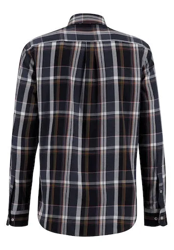 Olive Check Long Sleeve Shirt