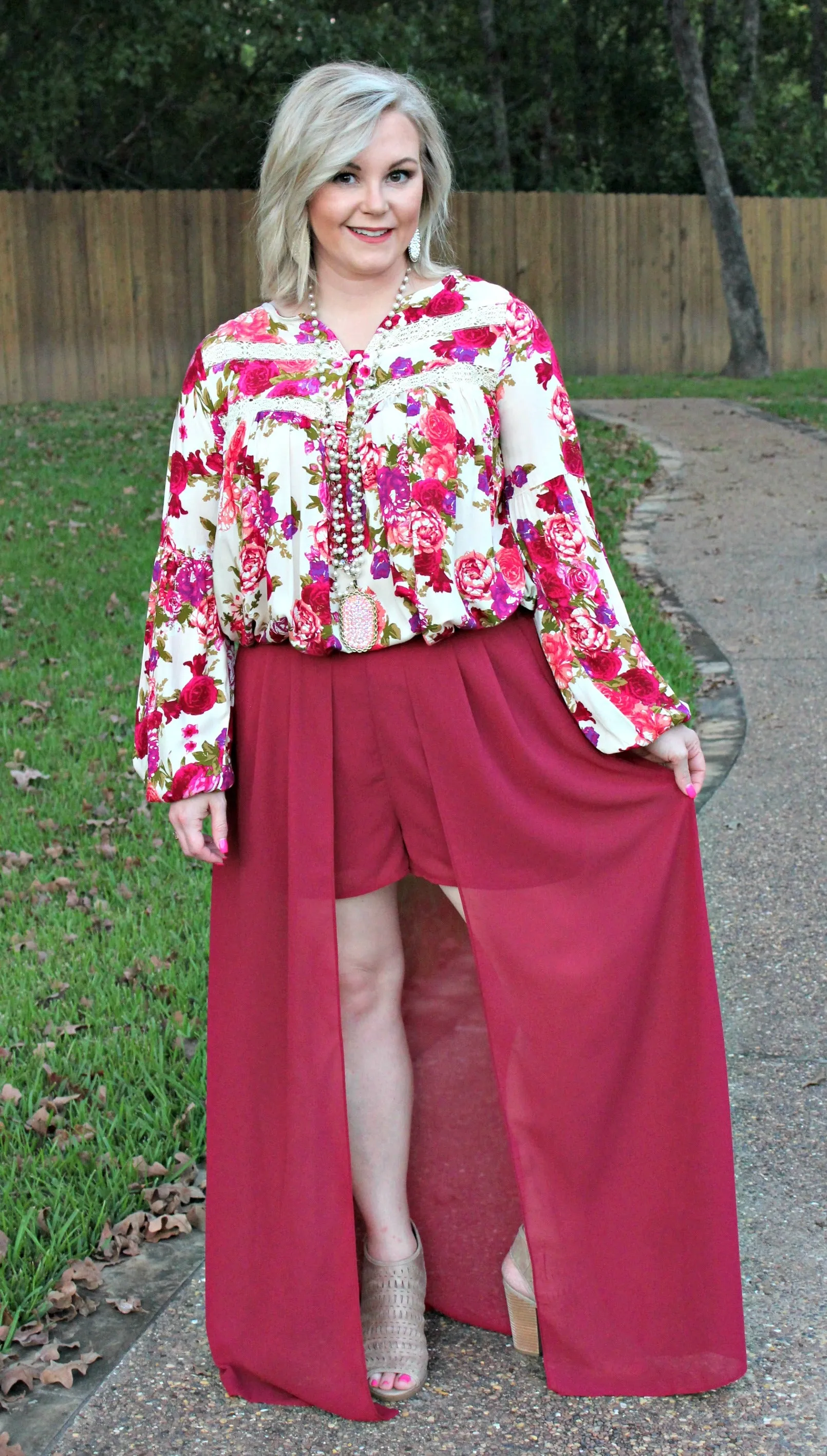 One in a Million Maxi Skirt in Maroon